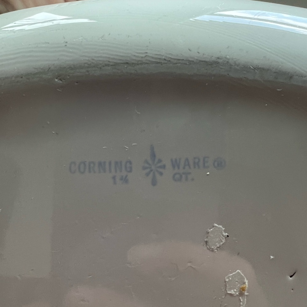 Vintage Corelle Corningware Blue Cornflower Casserole - Picture 4 of 6